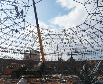 7 kinds of space frame structure installation to pay attention to matters