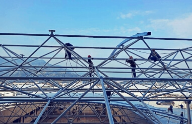 How often should the space frame be inspected