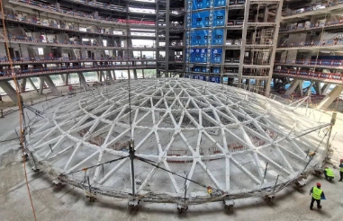 Sphere Steel Structure Dome Project Construction