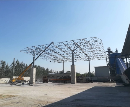 Space frame building exterior