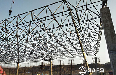 Steel structure space frame engineering difficult guarantee measures(I)