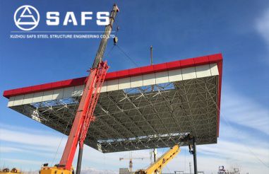 Key points of gas station grid steel structure design