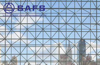 Common glass curtain wall structure form